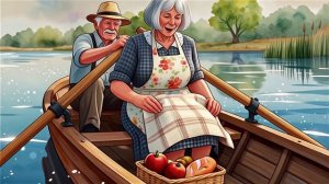 🌞🚣 ДЕД И БАБУЛЯ УСТРОИЛИ ПОБЕГ ОТ ЖАРЫ: ЛОДКА, РЕКА И ЧИСТЫЙ КАЙФ 💦👴👵