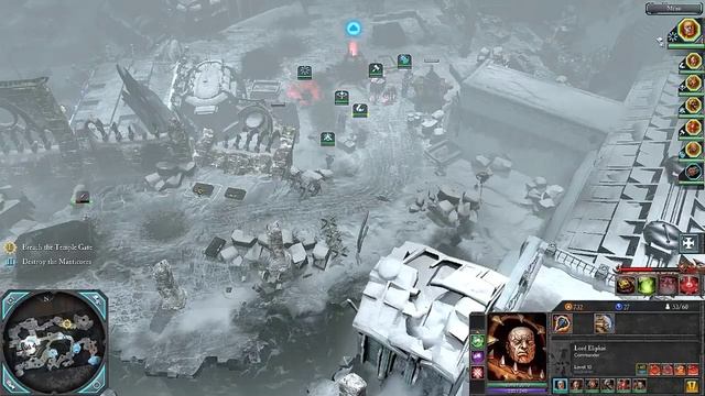 WH40K DoW2 Retribution Прохождение кампании за Космодесант Хаоса Часть 12. Chapter Keep Selenon