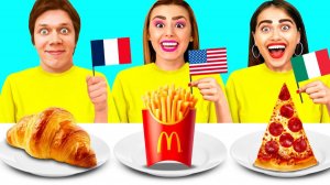 Челлендж# Еда из Разных Стран Мира # Смешные Cитуации с Ideas4Fun Challenge