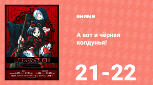 А вот и чёрная колдунья! 1 сезон 21-22 серии (аниме-сериал, 2012)