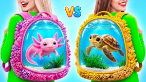 Строим Удивительный Кукольный Домик Золотой vs Серебряный Челлендж _ Креативные Идеи Для Комнаты
