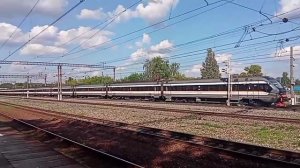 Спотинг с платформы станции Обнинское. РЕДКИЕ ПОЕЗДА И РЕЛЬСОВЫЙ АВТОБУС!!!