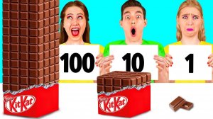 100 Слоев Еды Челлендж # Потрясающие Кухонные Хитрости от DoDo Challenge