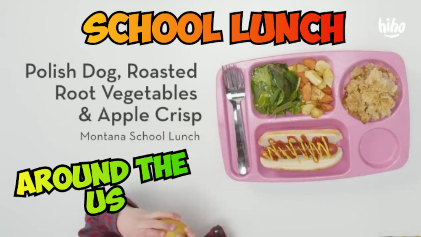 Kids Try School Lunches from Around the US  / Разговорный Английский Детям