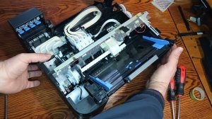 Разборка принтера Epson L3250 для решения ошибки 034004