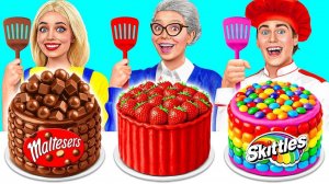 Кулинарный Челлендж# Я против Бабушки # Крутые Трюки с Едой от Mega DO Challenge