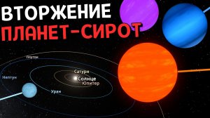 Я запустил 7 ПЛАНЕТ-СИРОТ в Солнечную систему | Universe Sandbox