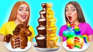 Шоколадный Фонтан Челлендж # Фантастические Лайфхаки с Едой c Funny DO Challenge