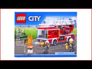 LEGO CITY 60107 Пожарная машина с лестницей — сборка для коллекционеров