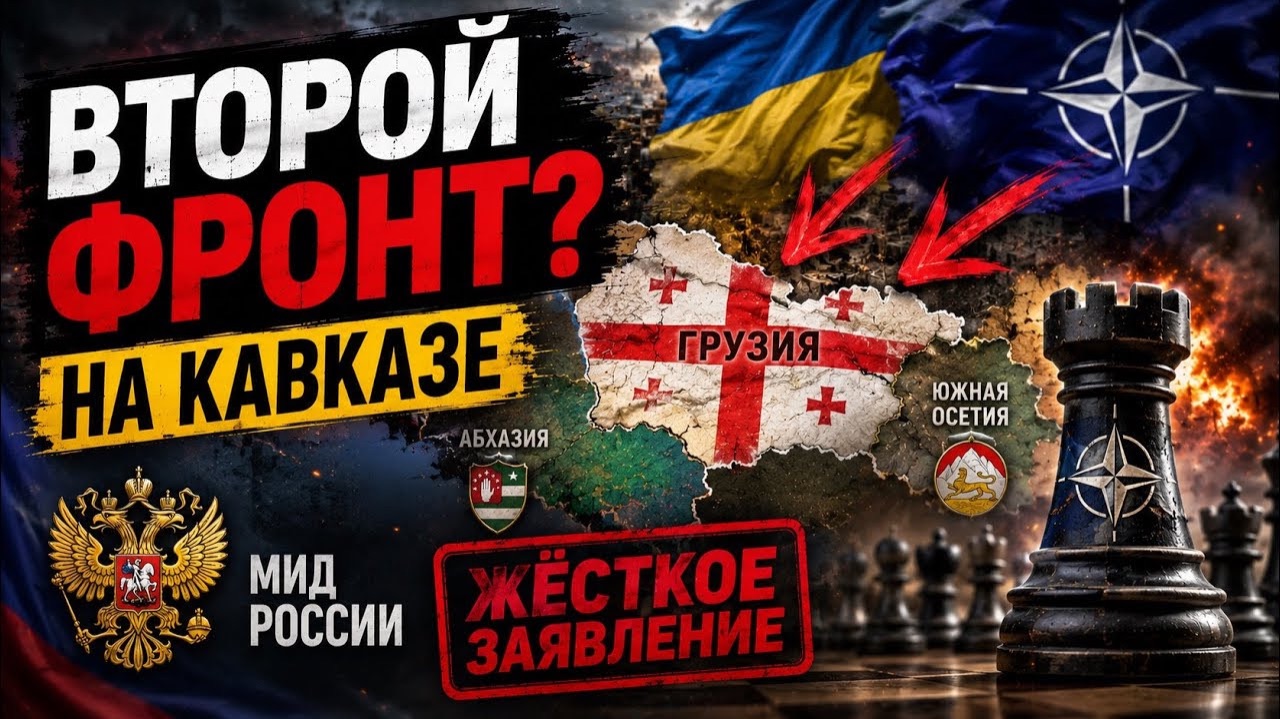 «ВТОРОЙ ФРОНТ НА КАВКАЗЕ? МИД России сделал жёсткое заявление». #новости #украина #россия