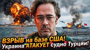 💥Патрик Хенингсен | Двойной удар: Взрыв на базе США и атака Украины на турецкое судно