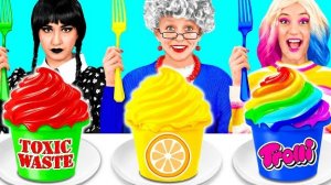 Кулинарный Челлендж: Уэнсдей Против Бабушки | Потрясающие Кухонные Хитрости