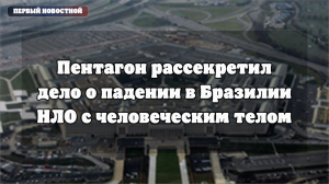 Пентагон рассекретил дело о падении НЛО с человеческим телом в Бразилии