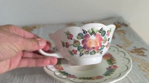 Любава Чайная пара из Семикаракорской керамики ручной работы. Шикарный русский подарок.