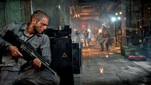 SCUM Эпизоды - Валера встречает 4 НПС с автоматами и винтовками в касках и тяж брониках в Бункере