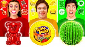 24 Часа Едим Еду Одного Цвета Челлендж # Смешные Ситуации с Едой от Ideas4Fun Challenge