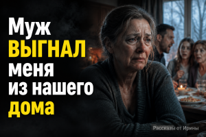Муж выгнал меня из дома после ужина