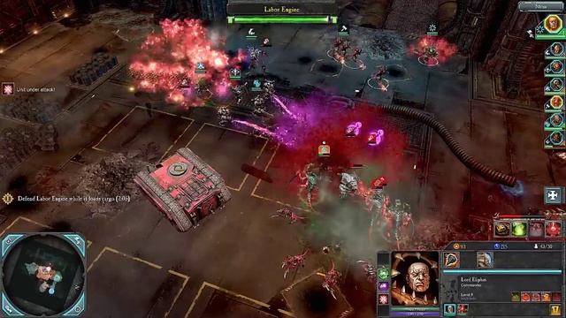 WH40K DoW2 Retribution Прохождение кампании за Космодесант Хаоса Часть 11. Quarantine Hold
