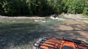 Архыз, к Белым водопадам на вездеходах (фрагмент видео)