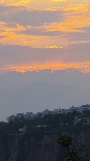 Закат в Анталии