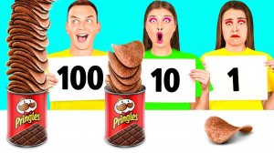 100 Слоев Еды Челлендж # Смешные Ситуации с Едой