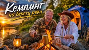 🏕️ ОТДЫХ С ПАЛАТКАМИ 🌲 Рыбалка, костёр и отдых на природе