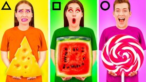 Геометрический Челлендж с Едой # Съедобная Битва с Fun Fun Challenge