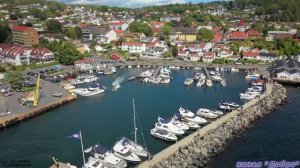 ДРЁБАК 🇳🇴 Красивый норвежский город Осло-фьорд