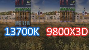 13700K и 9800X3D в играх (PUBG, Fortnite и другие)