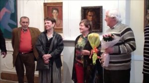 Открытие выставки семьи Нюренберг, Москва, Старосадский переулок, 28 марта 2016г.