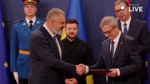 Сербия и Украина подписали меморандум о взаимопонимании.Вучич заявил о поддержке территориальной цел