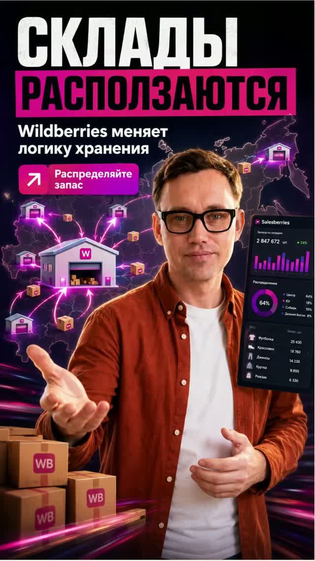 Склады расползаются Wildberries меняет логику хранения товаров