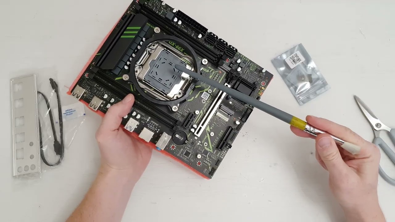 Unboxing X99-XD4 LGA 2011-3 Motherboard With TPM 2.0 Module