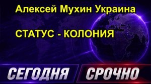 Алексей Мухин Украина СТАТУС КОЛОНИЯ