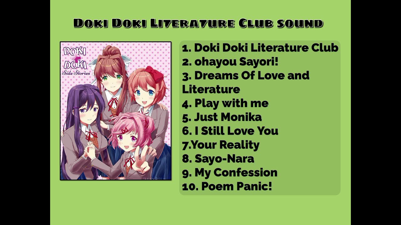 Doki Doki Literature Club Sound Playlist🎧