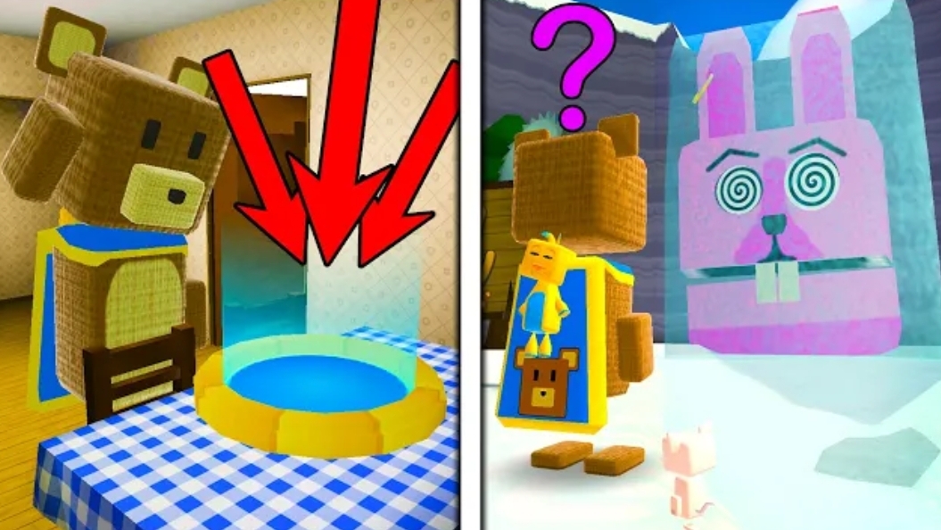 Новый мини-портал - Прохождение игры Super Bear Adventure