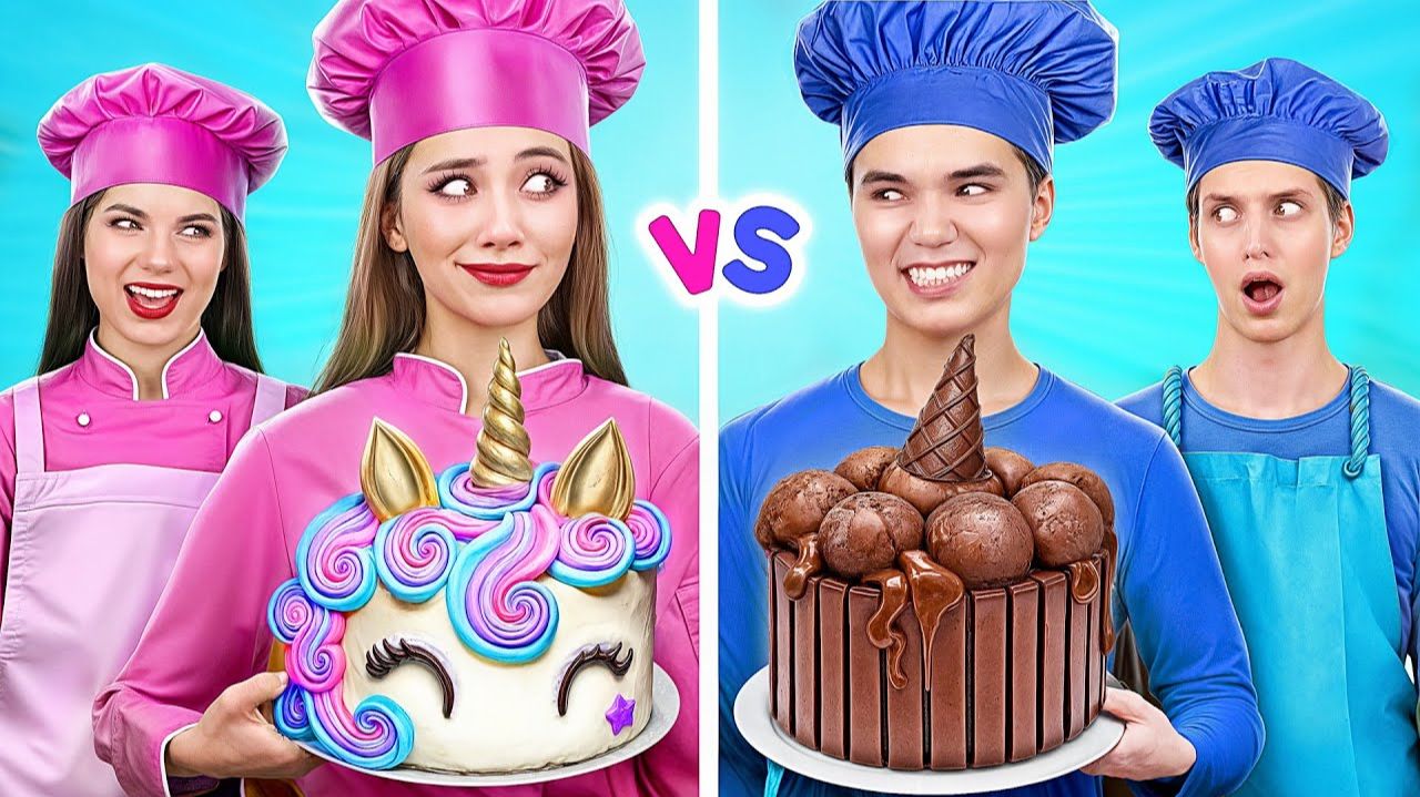 Кулинарный Челлендж# Мальчики VS Девочки # Ультра Богатые Девушки против Бедных Парней от Multi