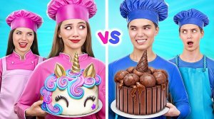 Кулинарный Челлендж# Мальчики VS Девочки # Ультра Богатые Девушки против Бедных Парней от Multi