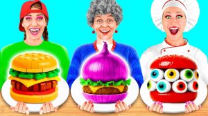 Кулинарный Челлендж# Я против Бабушки # Эпичные Кулинарные Лайфхаки от Fun Fun Challenge