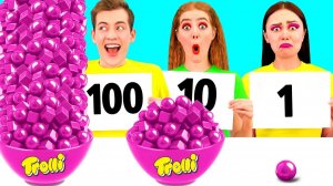 100 Слоев Еды Челлендж _ Удивительные Лайфхаки и Хитрости
