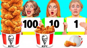 100 Слоев Еды Челлендж # Удивительные Кухонные Рецепты от Funny DO Challenge
