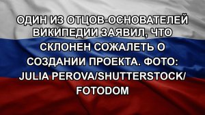 Один из отцов-основателей Википедии заявил, что склонен сожалеть о создании проекта. Фото: Julia P