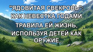 «Ядовитая свекровь»: как невестка годами травила ей жизнь, используя детей как оружие