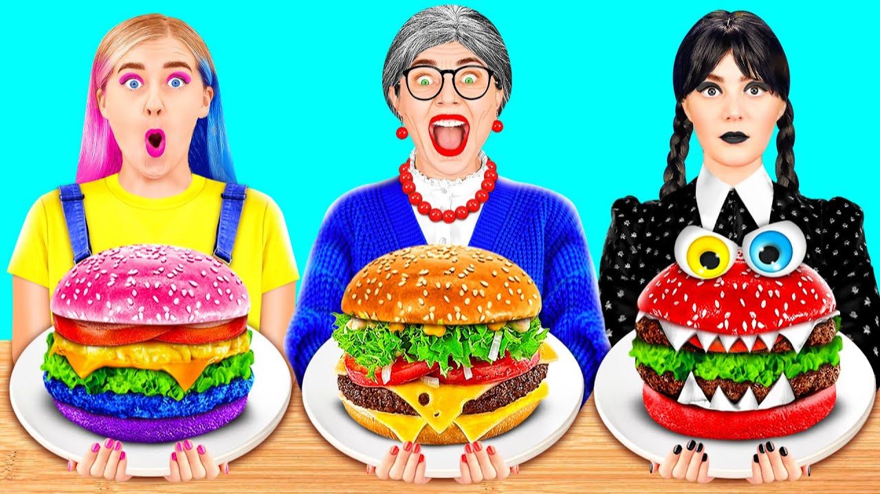Кулинарный Челлендж# Уэнсдей Против Бабушки # Умные Гаджеты или Лайфхаки