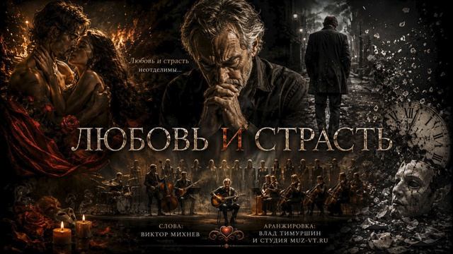 Любовь и страсть - стихи Виктор МИхнев, аранжировка Влад Тимуршин и и студия muz-vt.ru