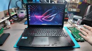 Не работает клавиатура на игровом ноутбуке Asus FX553V GL553VD - ремонт материнской платы