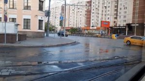 «С пятизначным борт.номером» поездка на трамвае 71-623-02 по маршруту 45(Временная трасса)