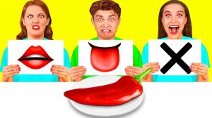 Откуси Лизни или Ничего Челлендж # Фантастические Лайфхаки с Едой от Fun Fun Challenge