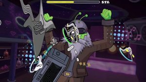 я прошла крутой level в Geometry Dash