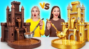Челлендж. Шоколадная Еда vs Настоящая еда # Умные Гаджеты или Лайфхаки